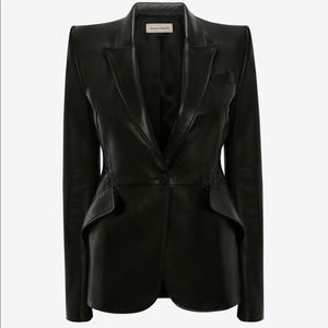 Alexander McQueen Couture Stitch Leather Jacket